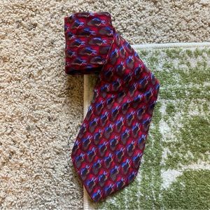J. Garcia Red Silk Tie